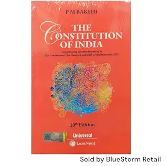 THE CONSTITUTION OF INDIA 20TH ED.  (POCKET)