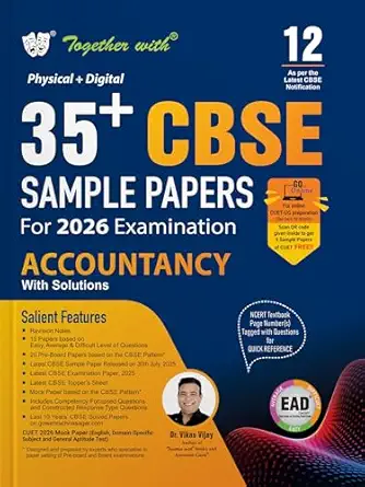 35+ CBSE SAMPLE PAPER ACCOUNTANCY 12TH (2025--26)