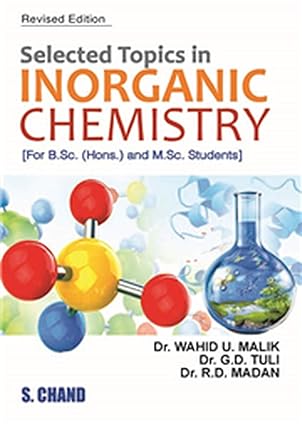 SELECTED TOPICS IN INORGANIC CHEMISTRY
