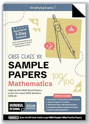 OSWAAL SAMPLE PAPER  MATH 12TH (2025-26)
