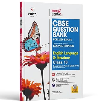 CBSE QUESTION BANK ENGLISH LANG. & LIT.  SOLVED PAPER 10TH (2026)