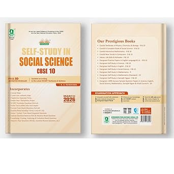 CBSE SELF STUDY SOCIAL SCIENCE 10th ( E ) ( 2025-26)