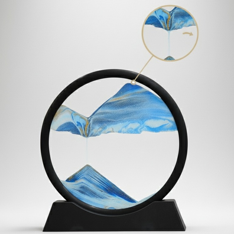 3d dynamic sand art liquid motion