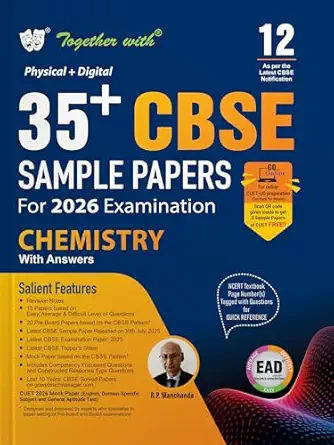 35+ CBSE SAMPLE PAPER CHEMISTRY 12TH (2025--26)