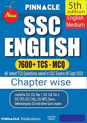 SSC ENGLISH 7600+TCS 5TH ED.