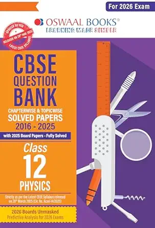 CBSE QUESTION BANK PHYSICS-12 SOLVED PAPERS (2026)