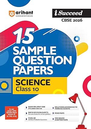 CBSE I SUCCEED SAMPLE PAPER SCIENCE 10TH 2025-26