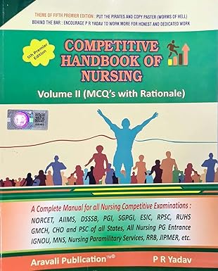 competitive handbook of nursing vol-ll (english medium) 2024-25