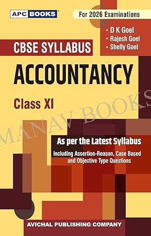 ACCOUNTANCY BY D K GOEL 11TH (2025-26)