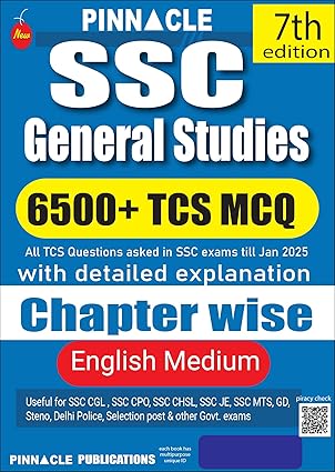 SSC GENERAL STUDIES 6500 7TH ED (E)