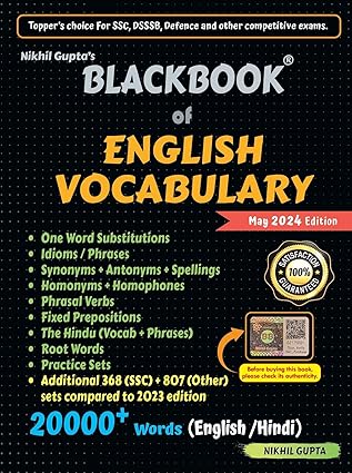 BLACK BOOK OF ENGLISH VOCABULARY (2024)