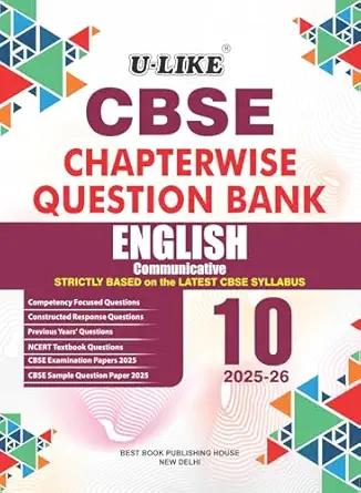 CBSE QUESTION BANK ENGLISH COMMUNICATIVE  10TH SOLVED PAPER (2025-26)