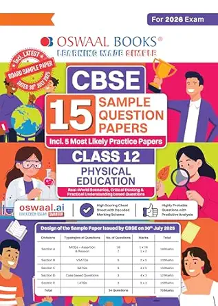 OSWAAL CBSE SAMPLE PAPER PHYSICAL EDUCATIONS 12TH (2025-26)