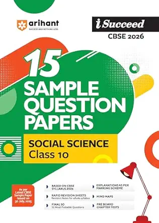 CBSE I SUCCEED SAMPLE PAPER SOCIAL SCIENCE 10TH 2025-26