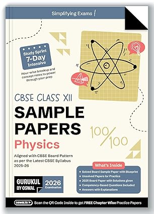 OSWAAL CBSE SAMPLE PAPER PHYSICS 12TH (2025-26)