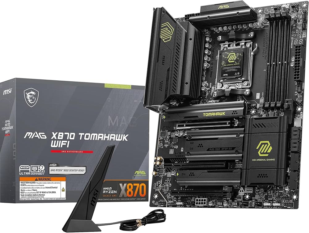 MSI MAG X870 TOMAHAWK WIFI MOTHERBOARD – Future-Proof AM5 Powerhouse