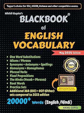 BLACK BOOK OF ENGLISH VOCABULARY (2024)