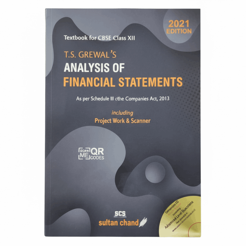 T.S. Grewal's Analysis of Financial Statements Textbook for CBSE Class XII (2021 Edition) by Sultan Chand Book