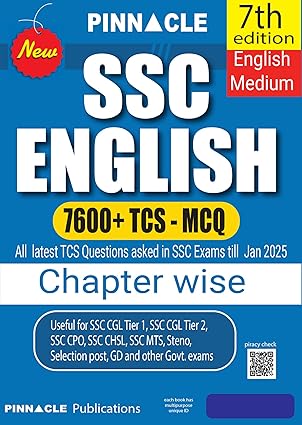 SSC ENGLISH 7600 MCQ (E) 7TH ED.