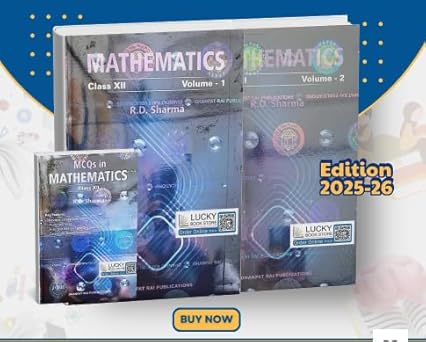 MATH 12TH  SETS OF 3 BOOKS (R.D.SHARMA) 2025-26